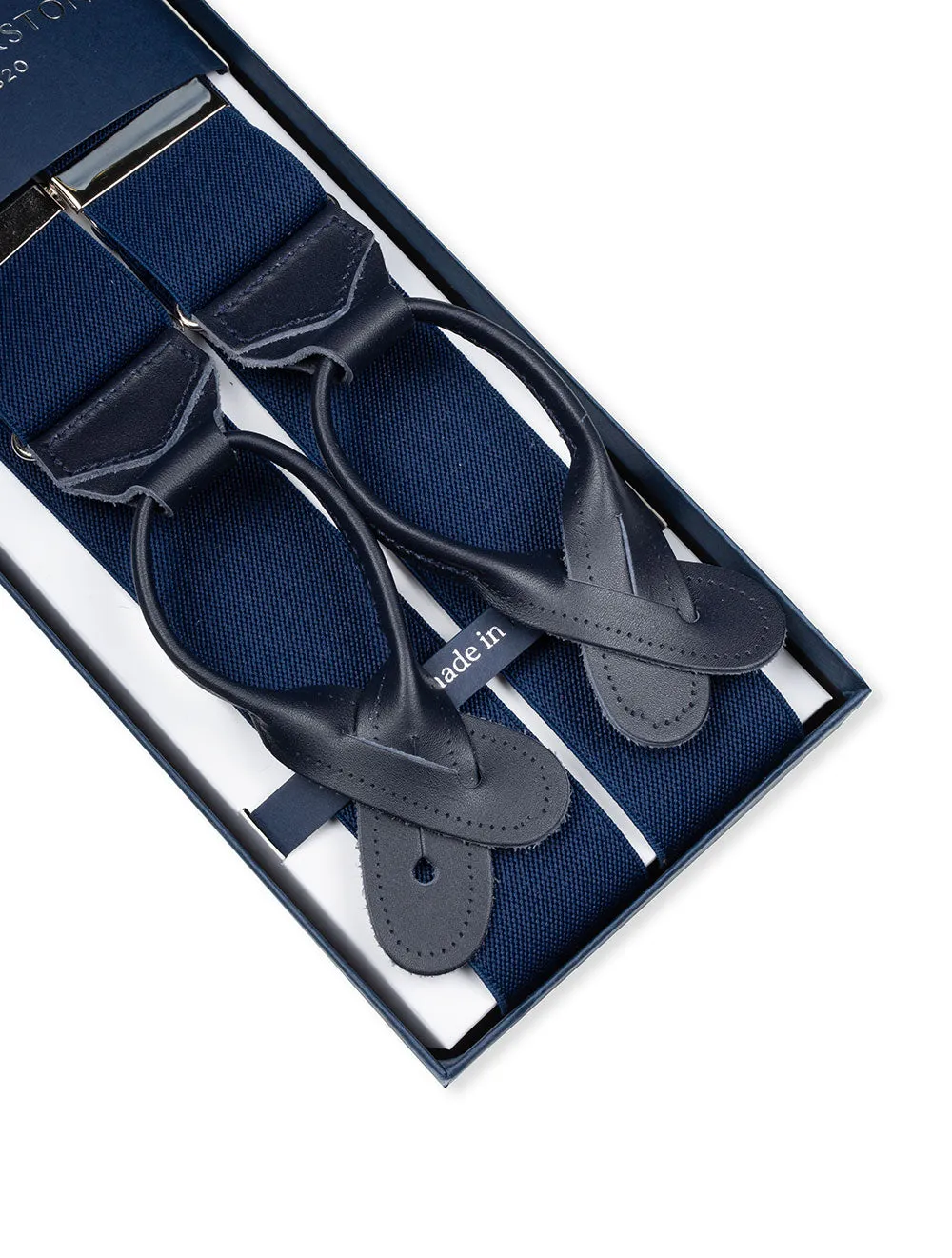 35mm Elastic Braces Navy