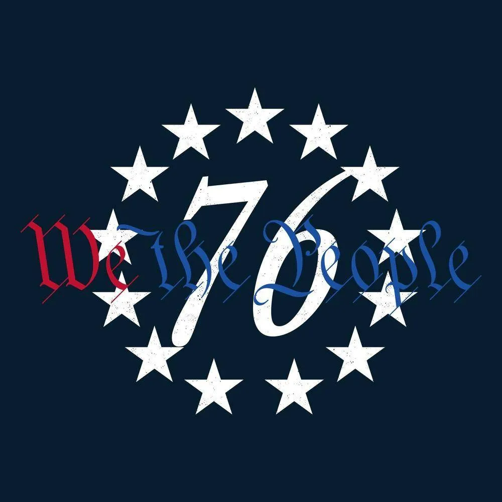 76 We The People T-Shirt - Midnight Navy