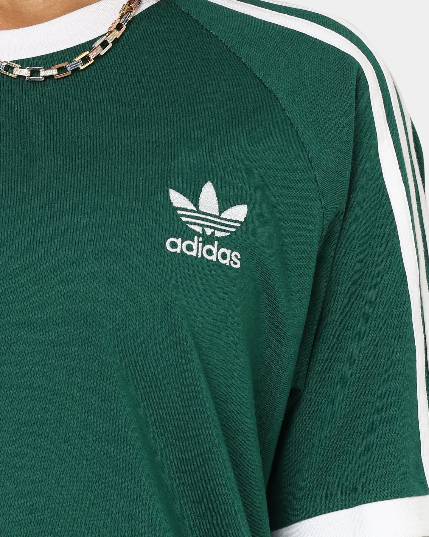 Adidas Adicolor Classic 3-Stripes T-Shirt Collegiate Green