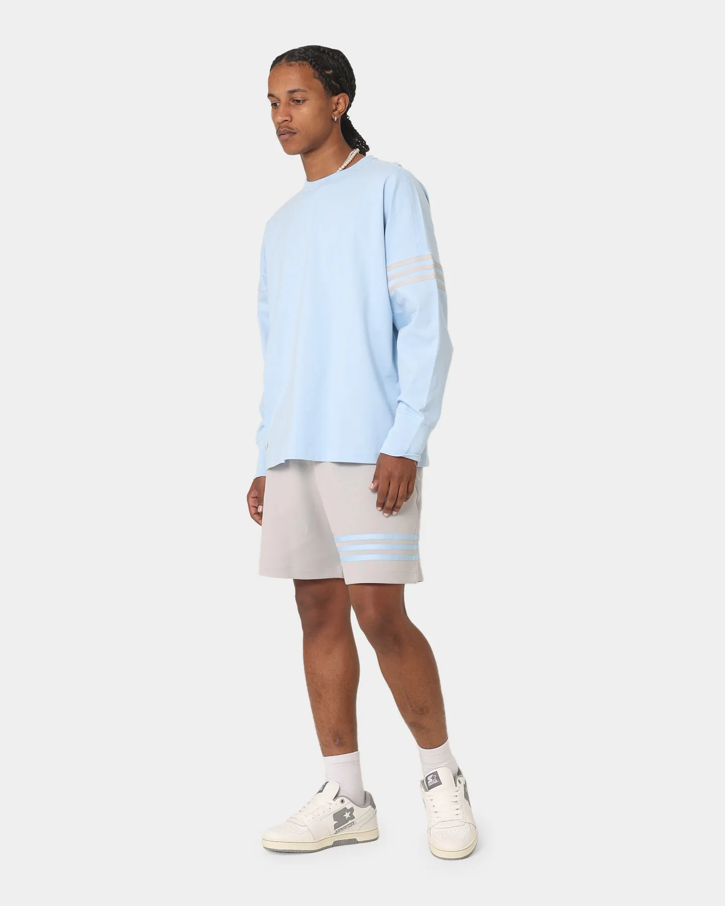 Adidas NeuClassics Long Sleeve T-Shirt Clear Sky/Grey