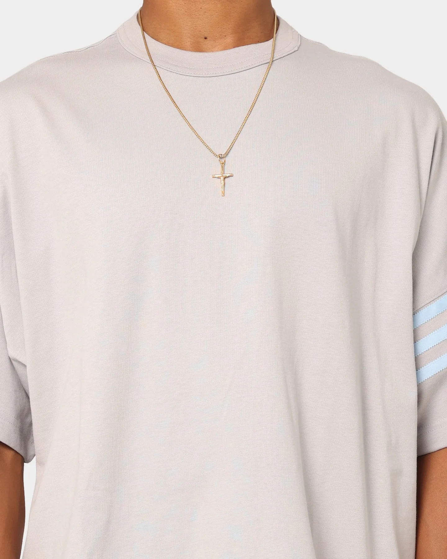 Adidas New C T-Shirt Grey Two