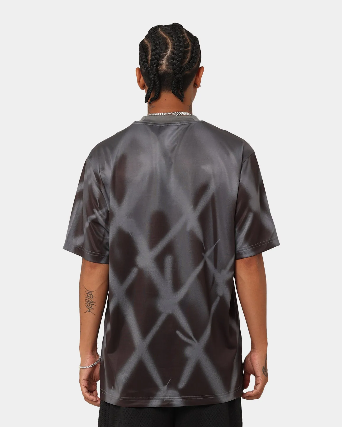 Adidas Streetball All Over Print T-Shirt Grey