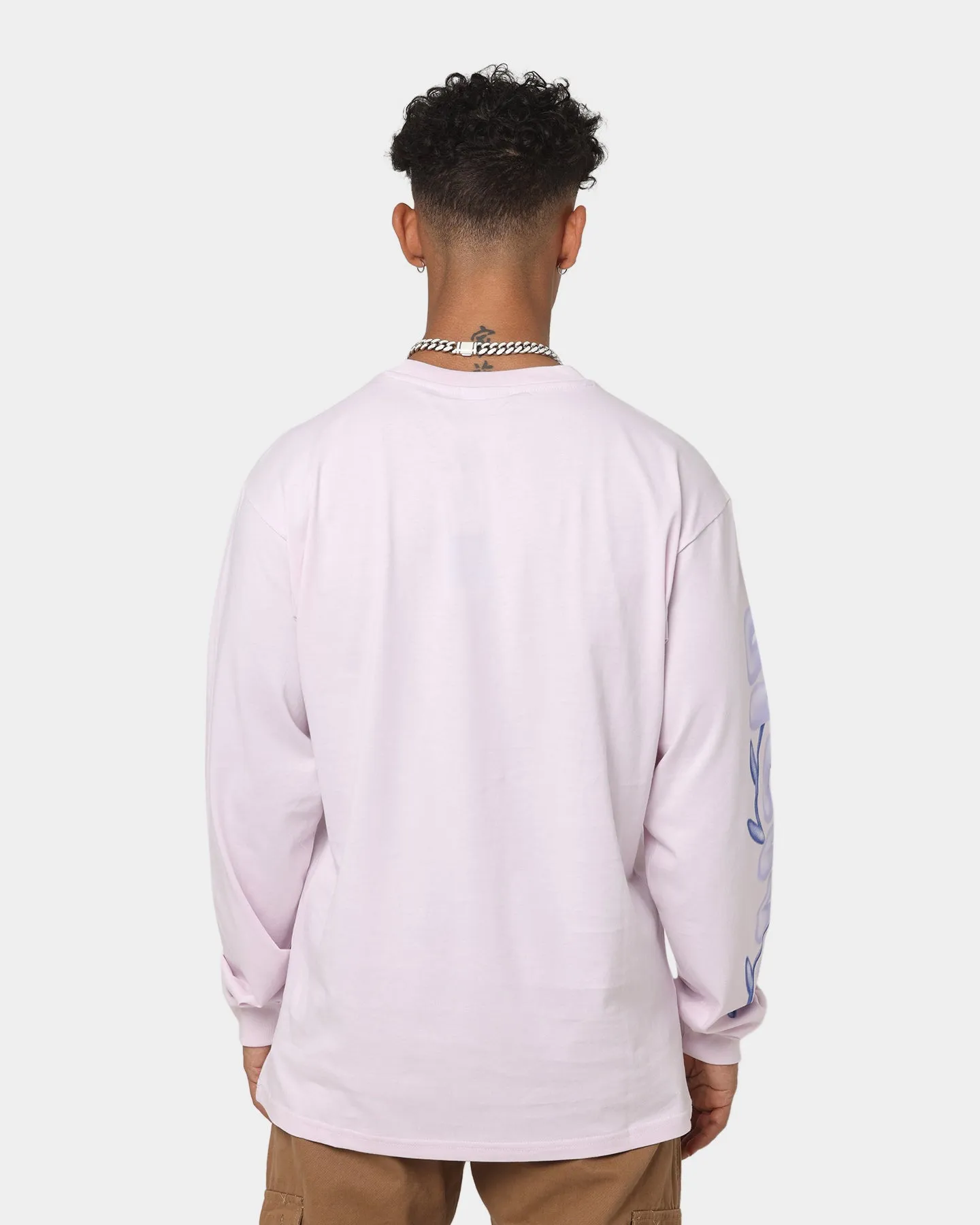 Adidas Trefoil Floral Long Sleeve T-Shirt Almost Pink/Multi-Coloured