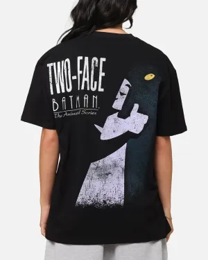 American Thrift X DC Batman Two Face Heavy T-Shirt Black