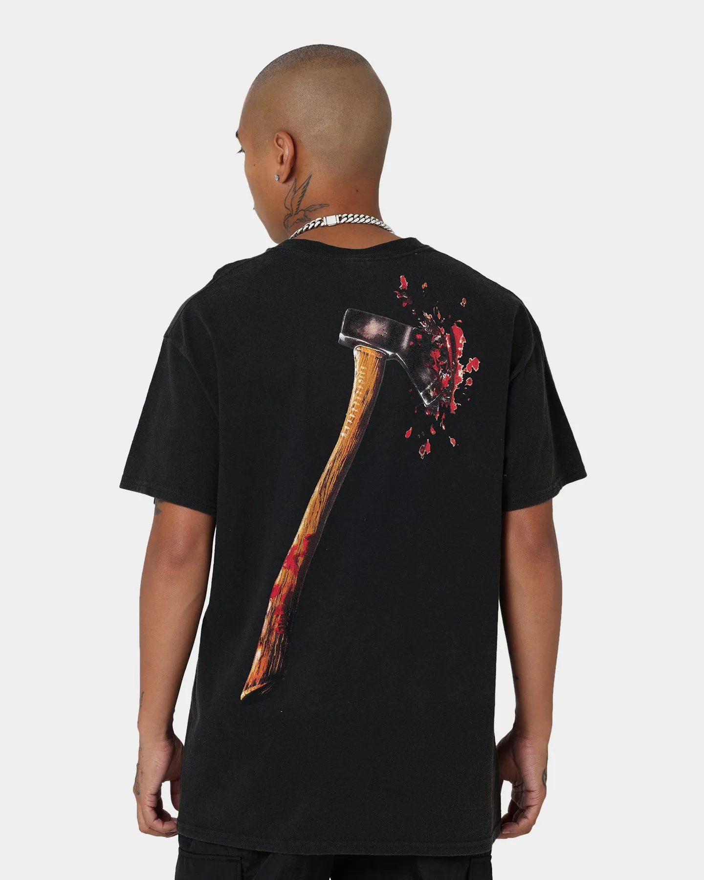 American Thrift X Friday the 13th Friday the 13th Vintage T-Shirt Vintage Black