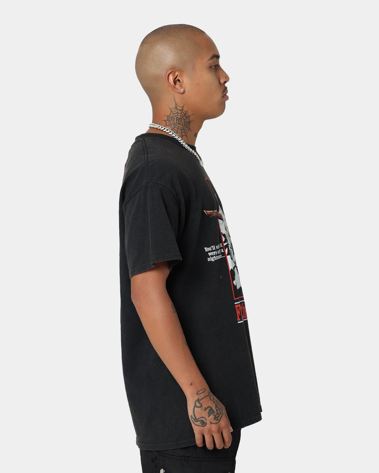 American Thrift X Friday the 13th Friday the 13th Vintage T-Shirt Vintage Black