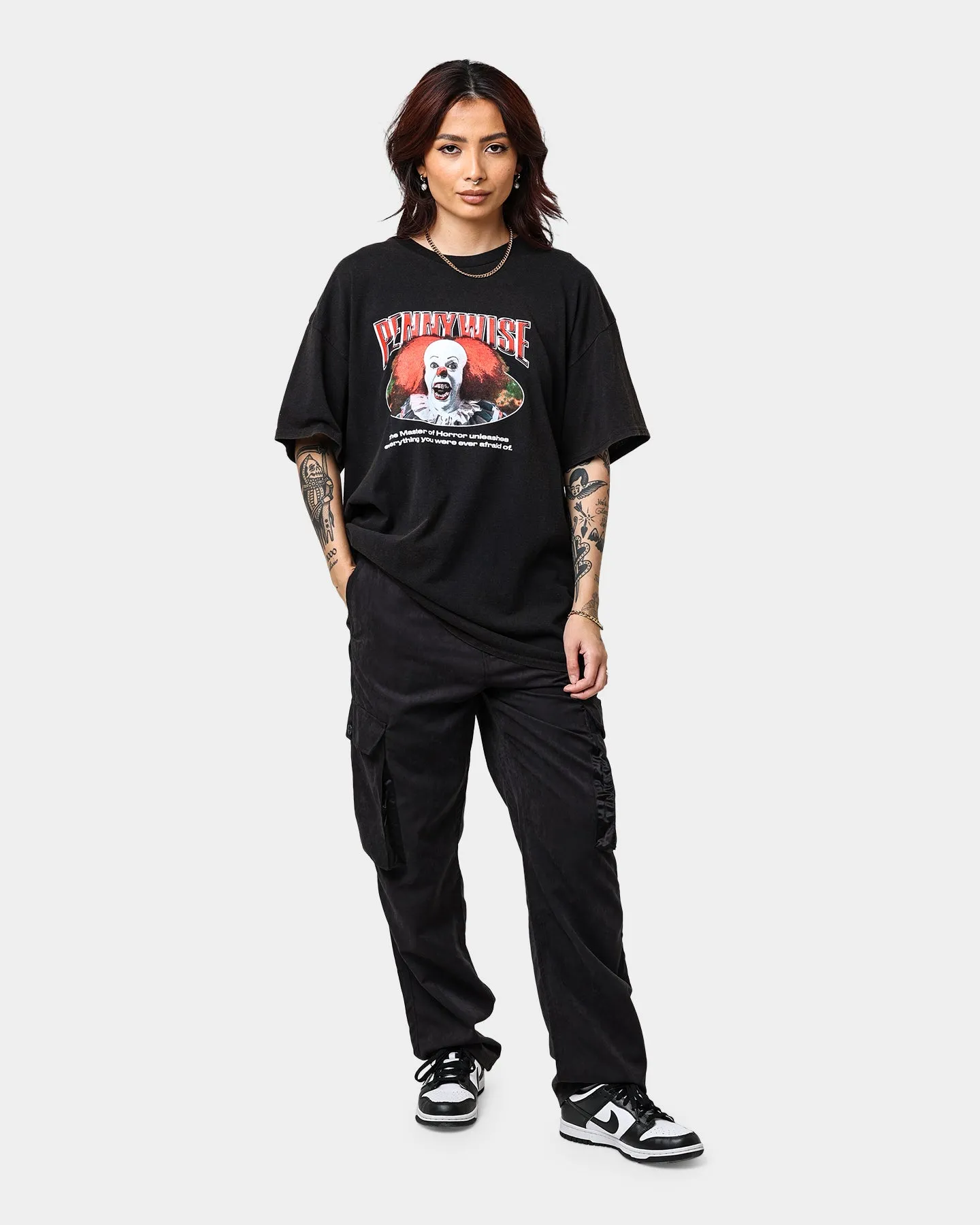 American Thrift X IT Pennywise Vintage T-Shirt Black Wash