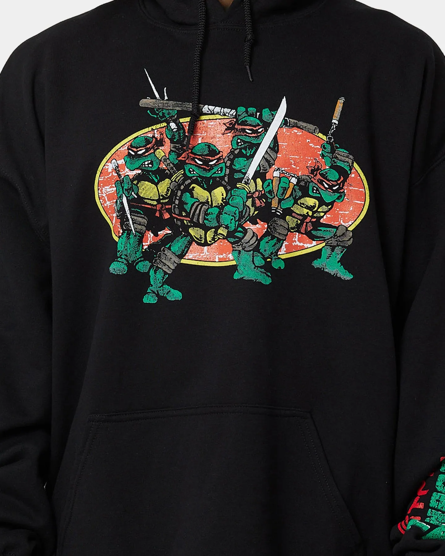 American Thrift X Teenage Mutant Ninja Turtles OG Ninja Turtle Hoodie Black