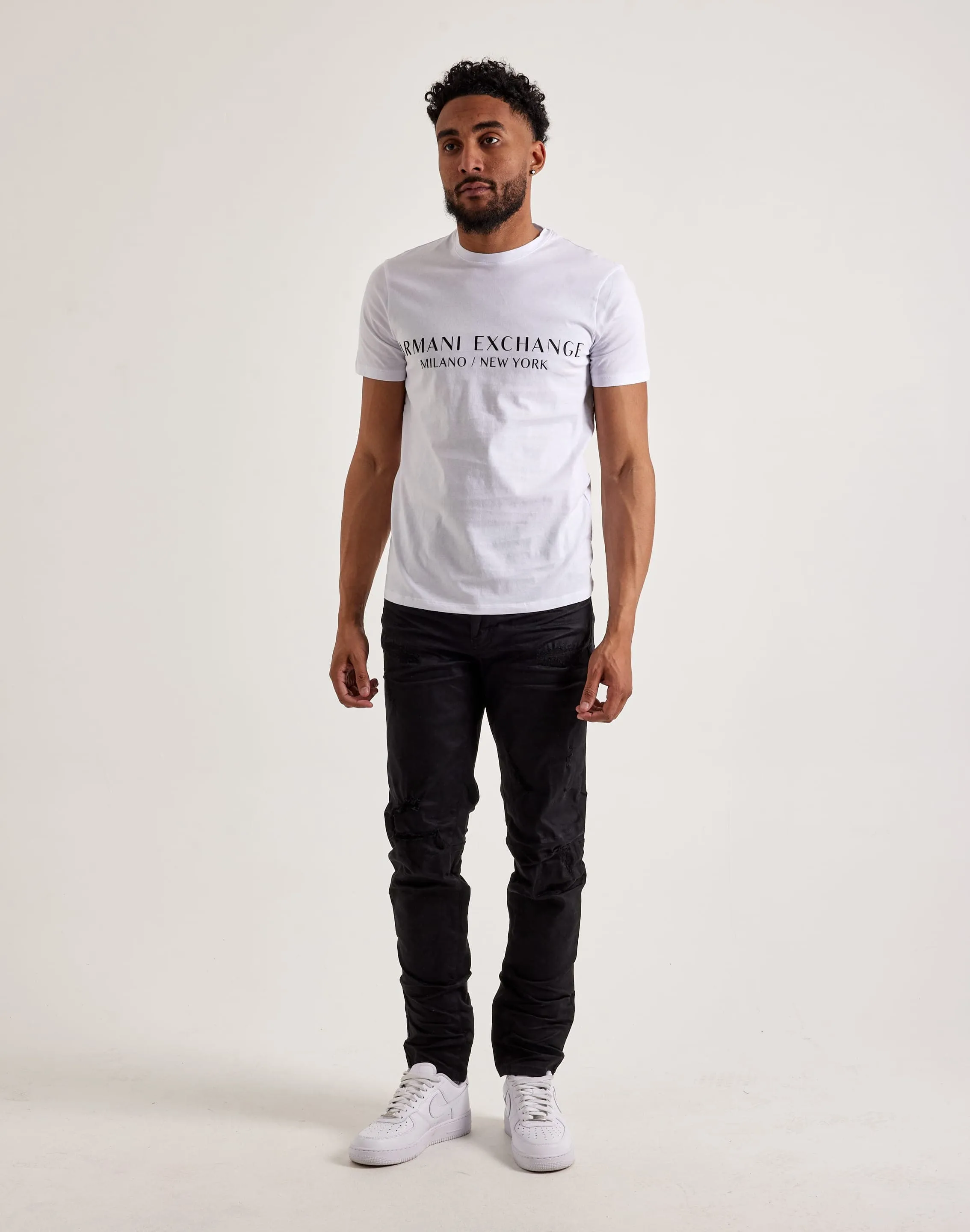 Armani Exchange Milano Logo Tee