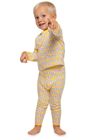 Baby LumaLeo Long Sleeve T-Shirt | Yellow Lion Heads