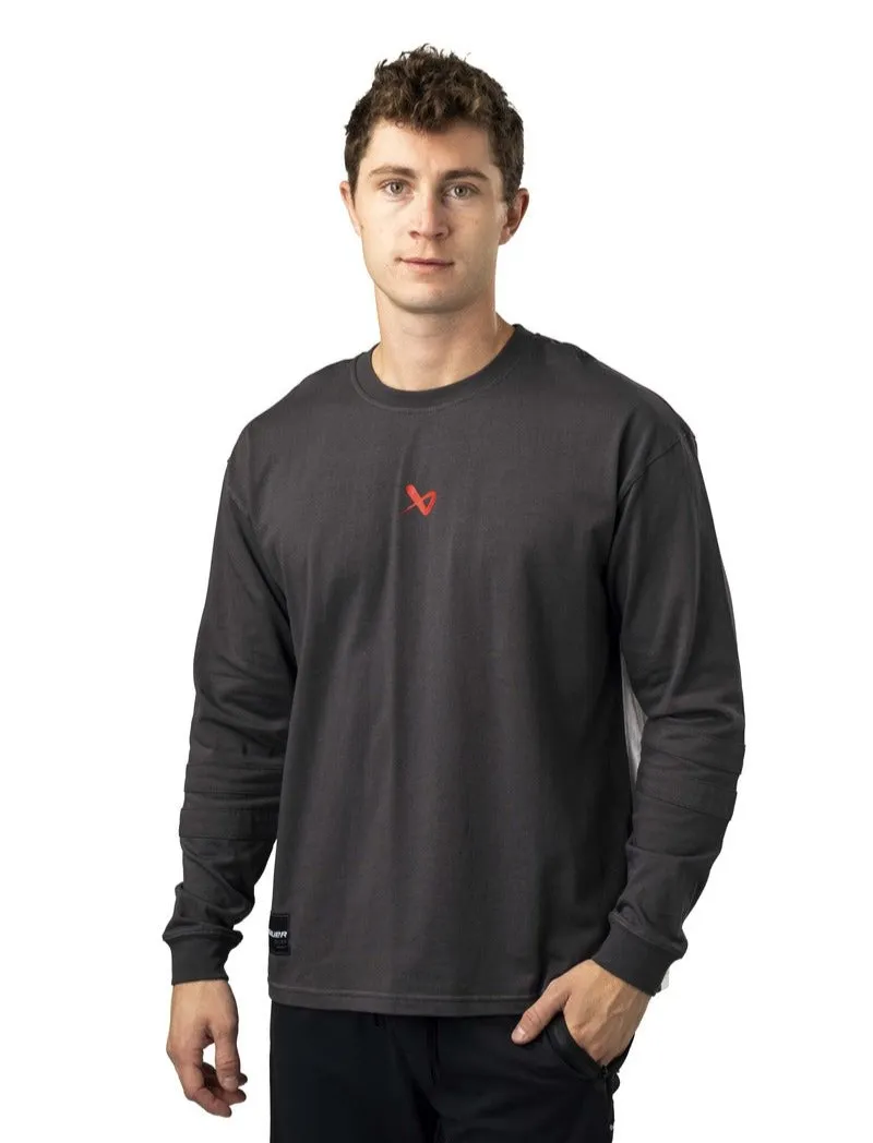 BAUER Senior In the Crease Long Sleeve Shirt