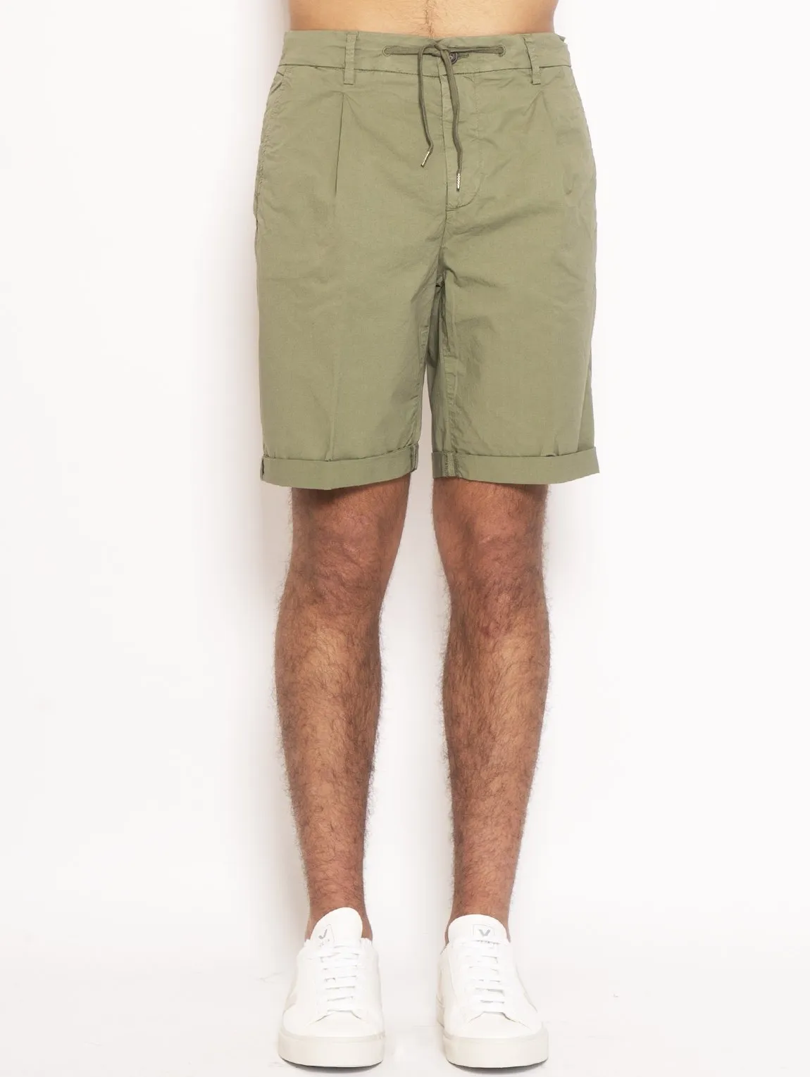 Bermuda with Green Drawstring