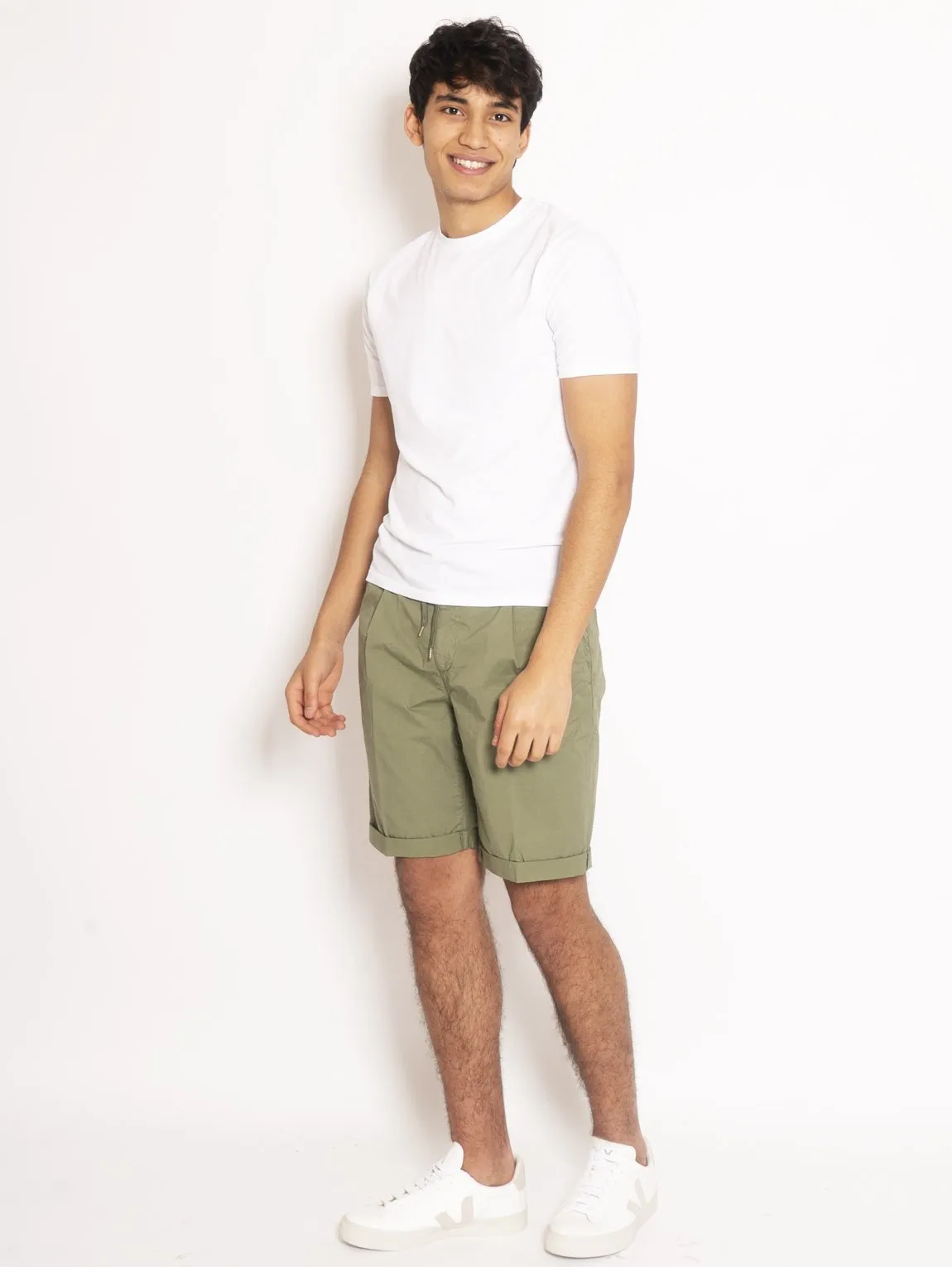 Bermuda with Green Drawstring