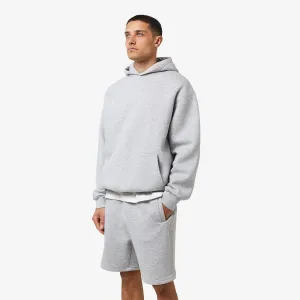 Box Fit Hoodie Twinset | Grey Marl