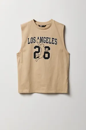 Boys Los Angeles Basketball Graphic Tank