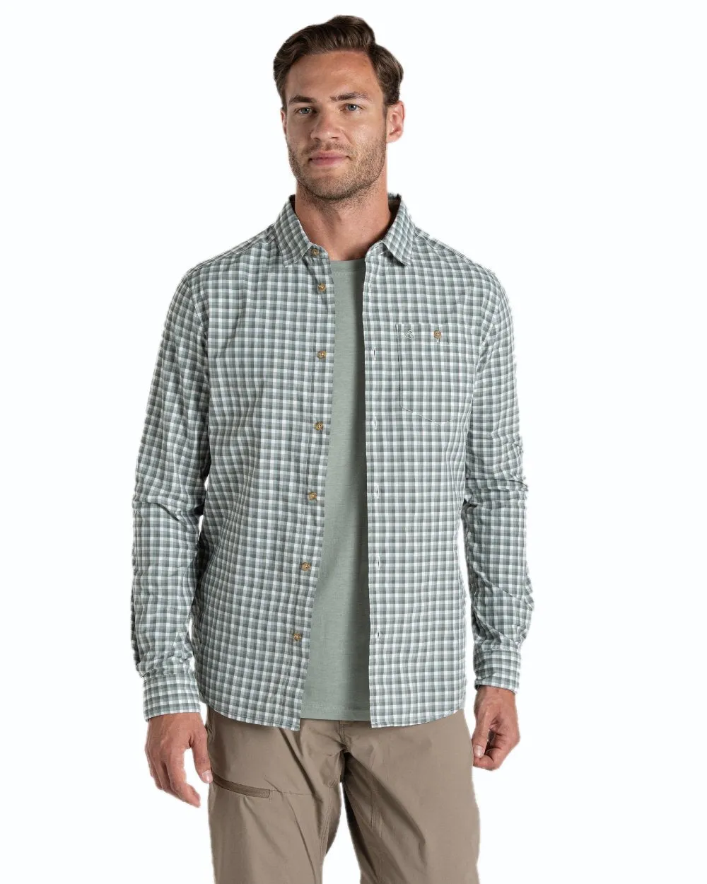 Craghoppers NosiLife Nuoro Check Long Sleeved Shirt