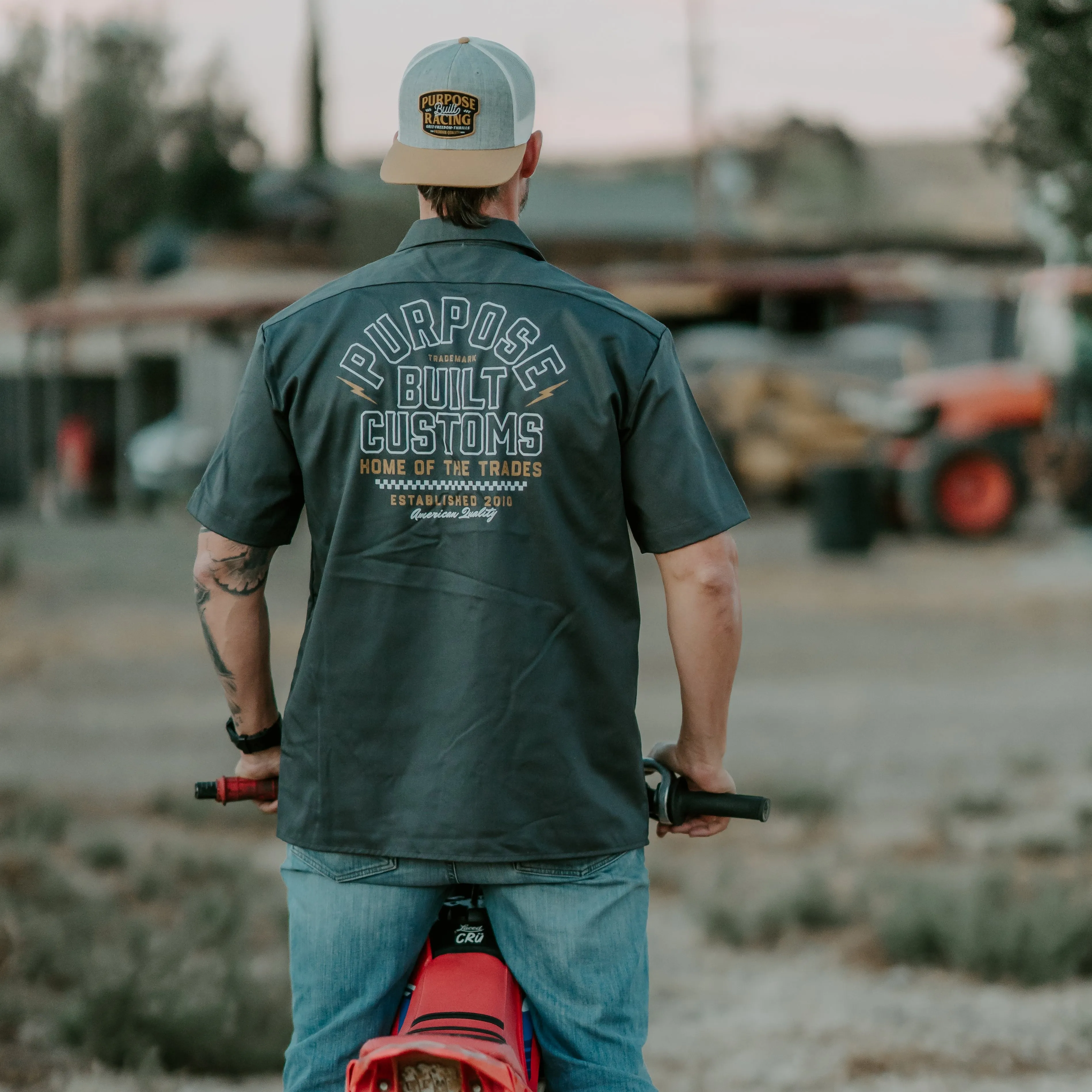 Dickies X PB: Customs Work Shirt, Charcoal