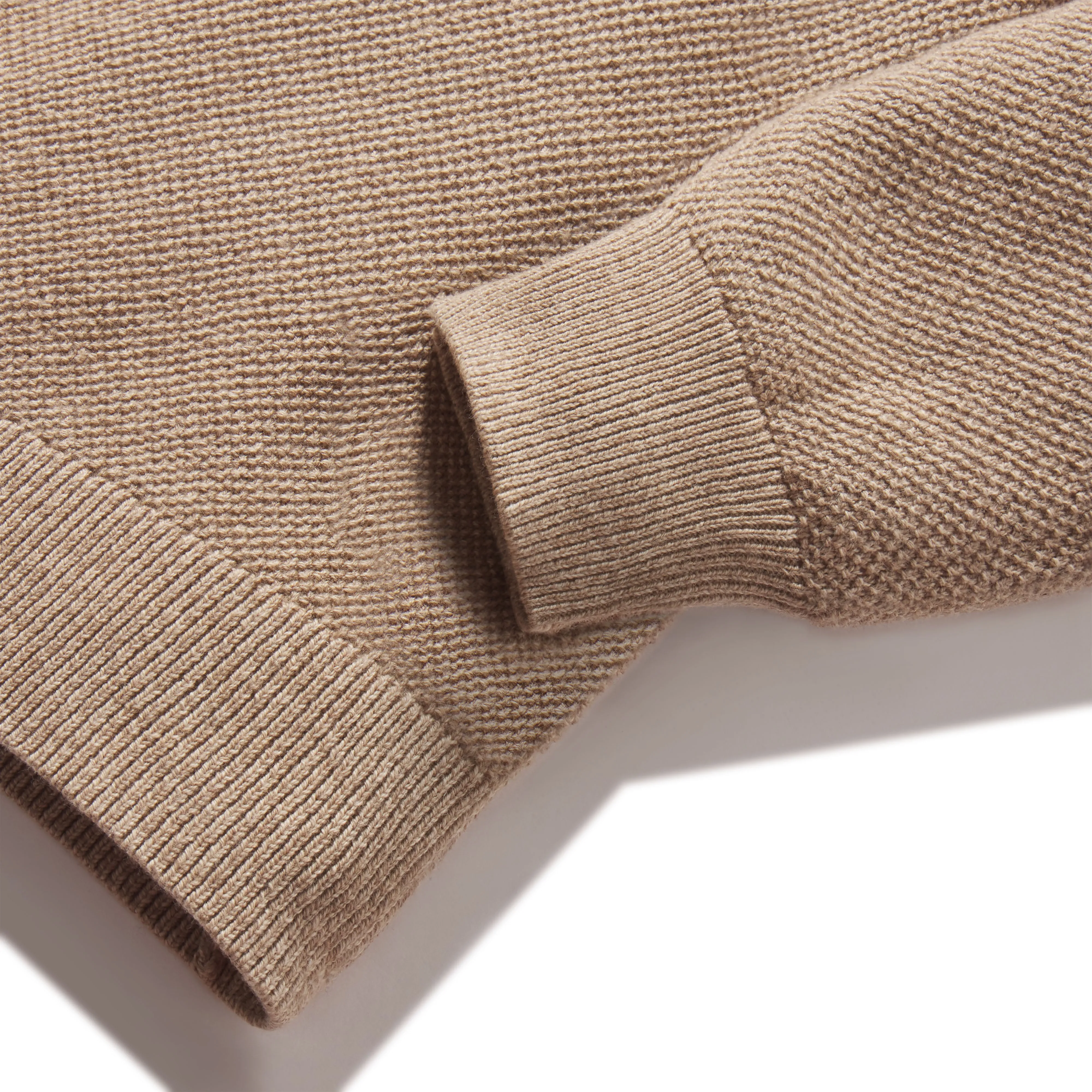 Ernest Cotton Cashmere Crew - Oatmeal