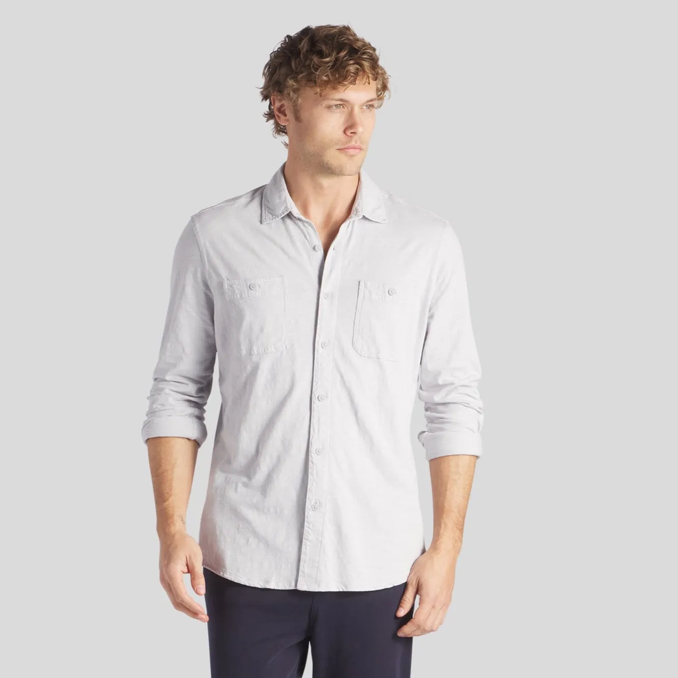 Flex Everyday Knit Shirt - Glacier Gray