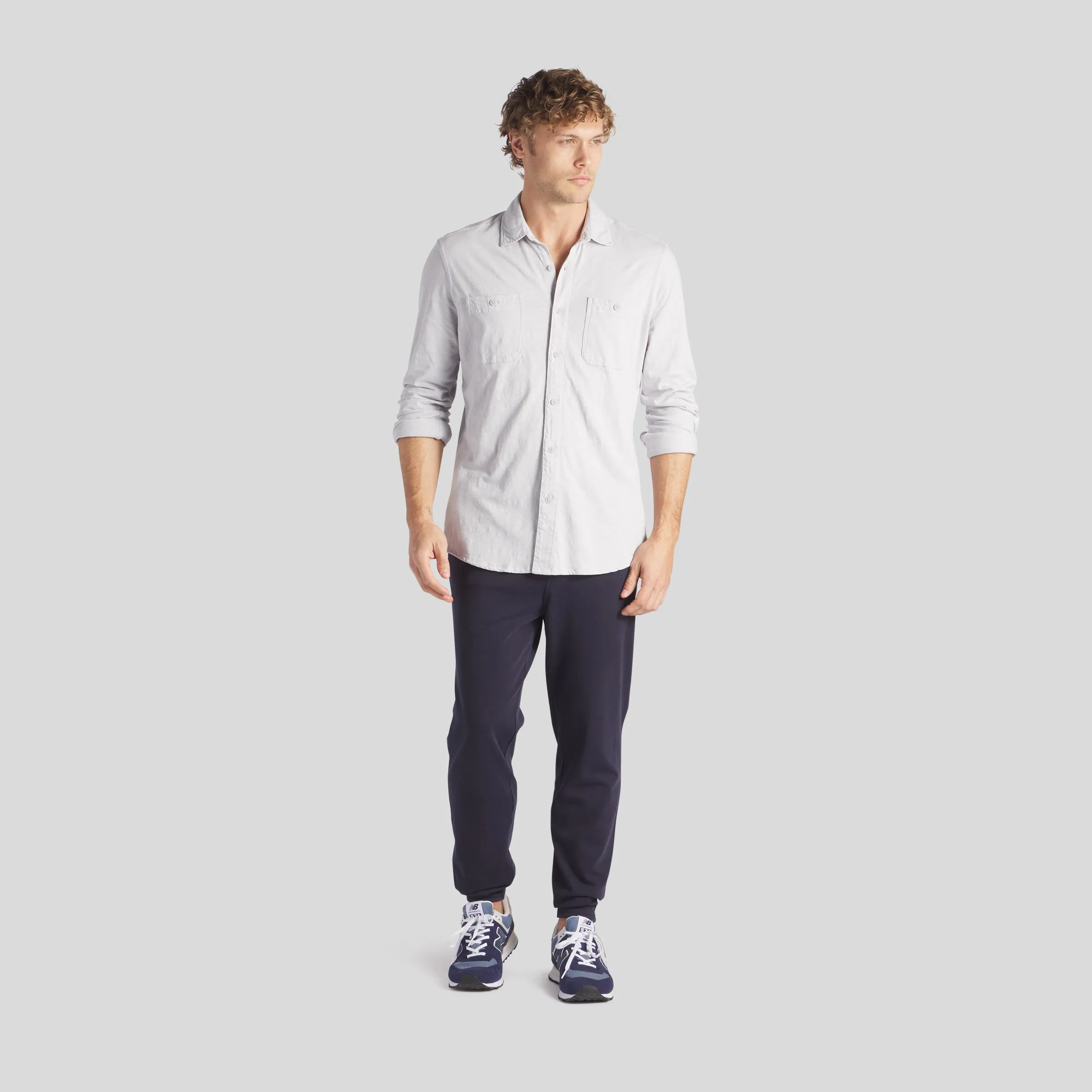 Flex Everyday Knit Shirt - Glacier Gray