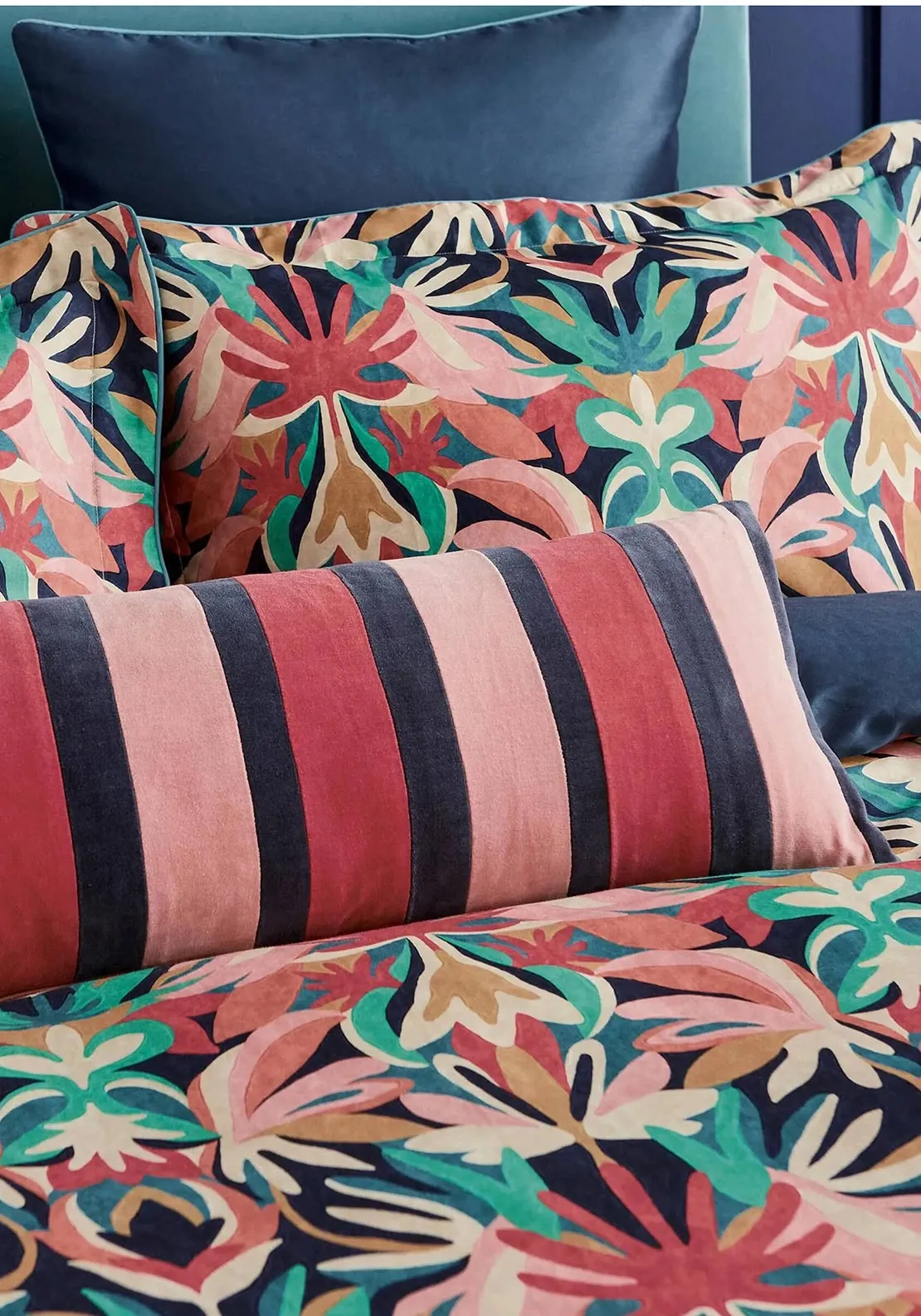 Harlequin Melora Cushion, Brazilian & Rosewood