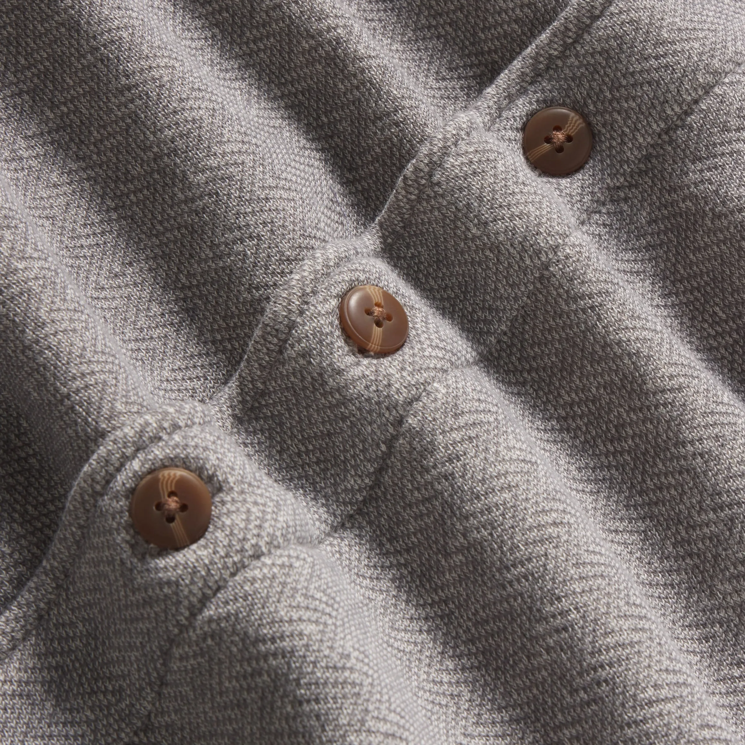 Jojo Herringbone Shirt Jacket - Light Gray