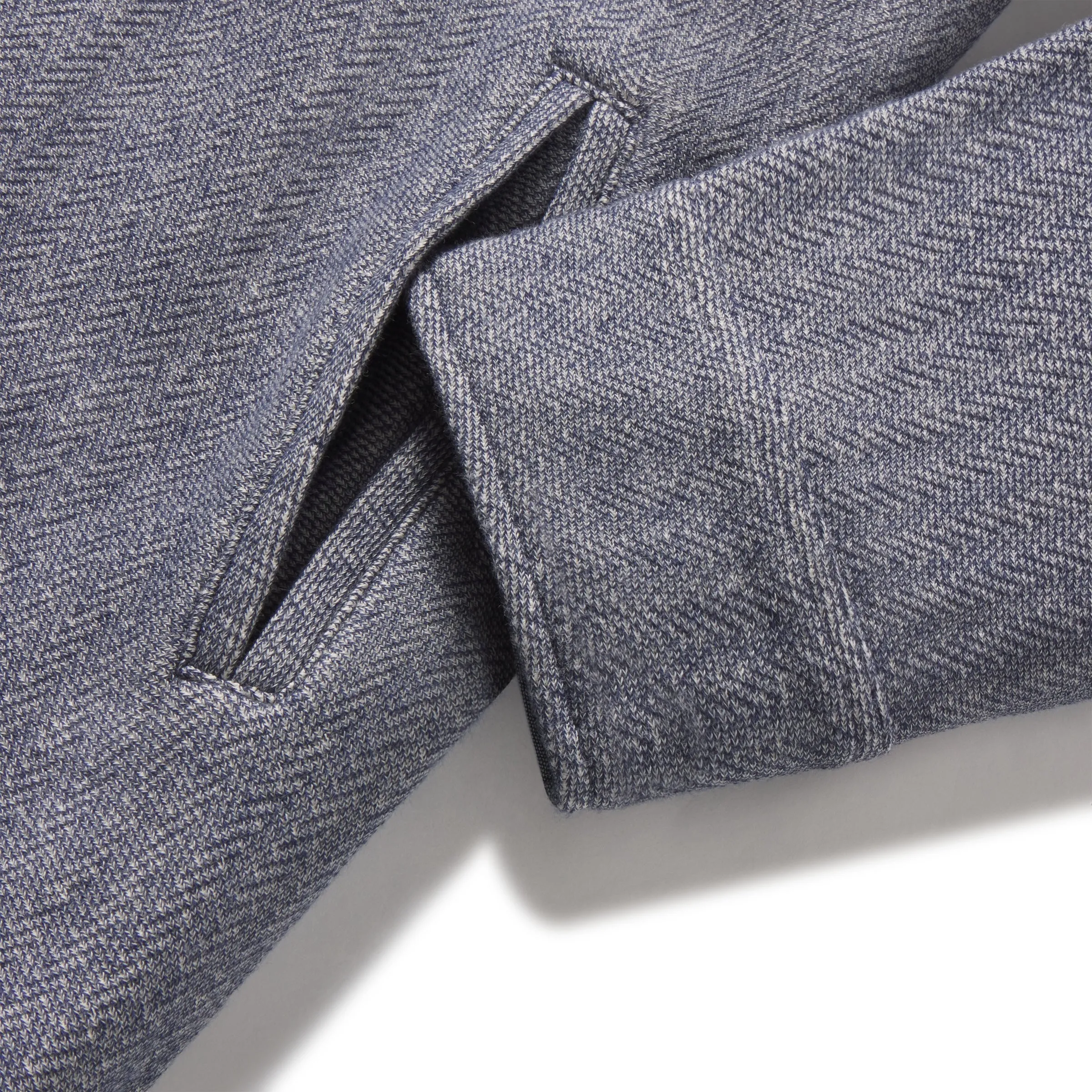 Jojo Herringbone Shirt Jacket - Ombre Blue
