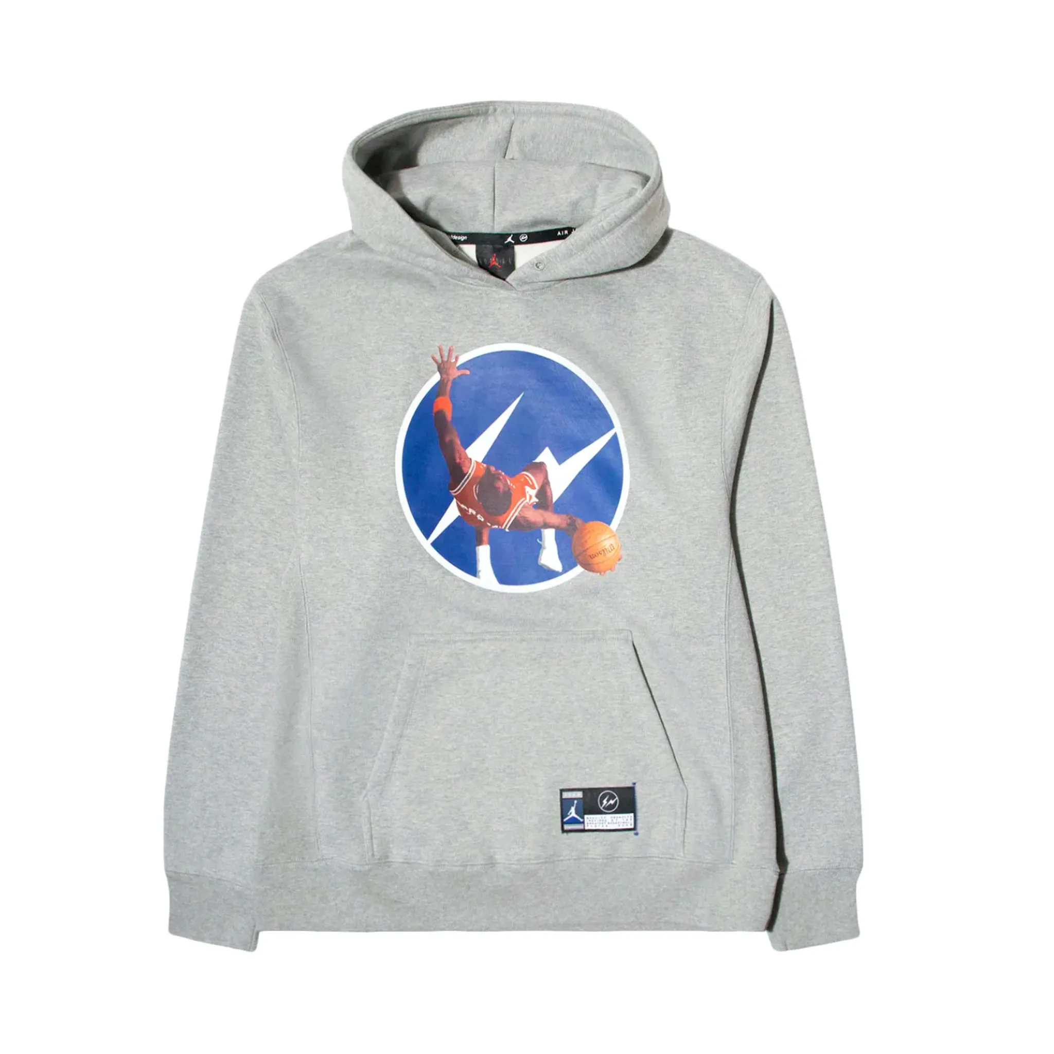 Jordan x Fragment Pullover Hoodie - Dark Heather Grey