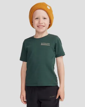 Kids' Heritage Organic Cotton T-shirt - Deep Forest