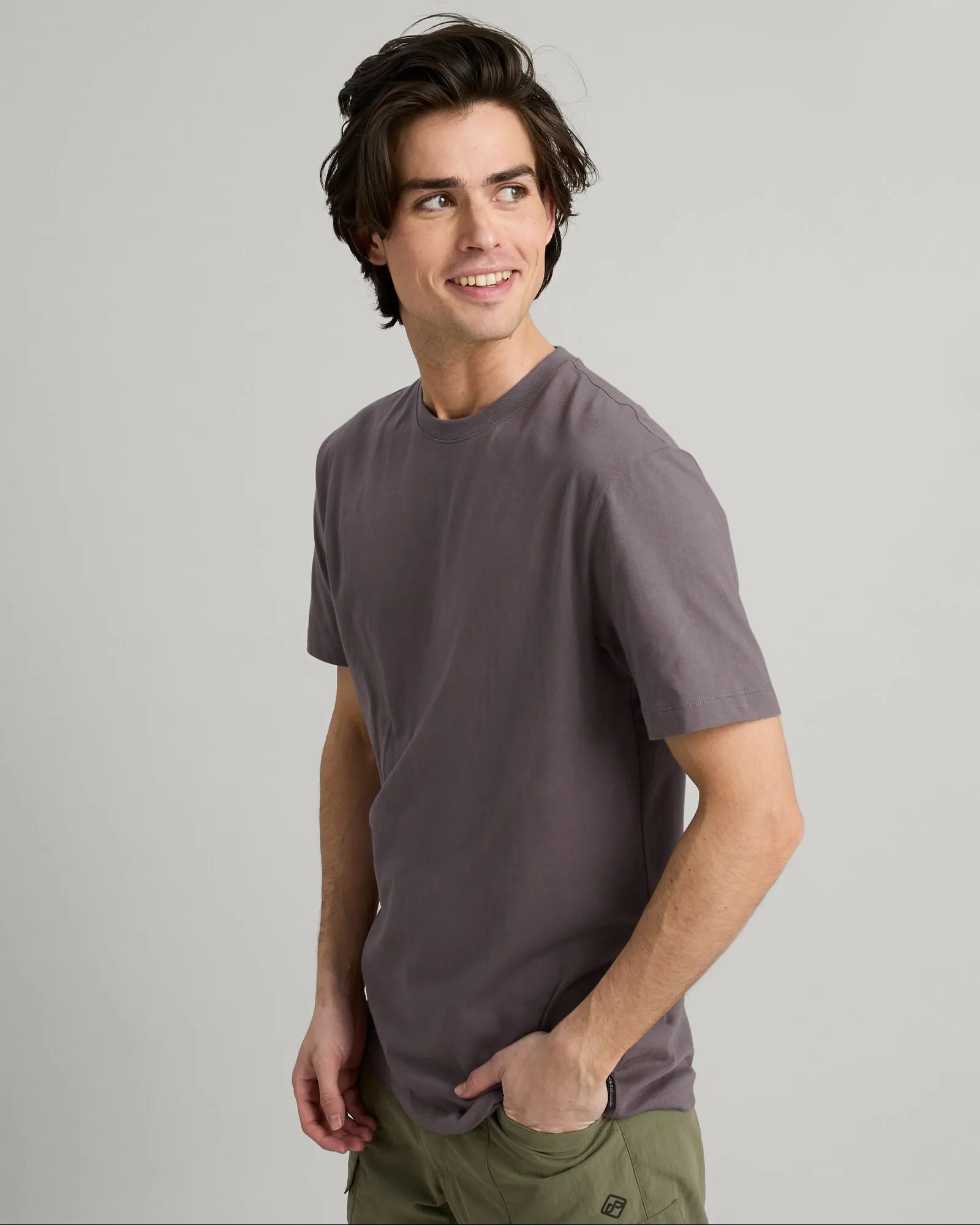 KMD Solid Men's Short Sleeve T-shirt - Light Quartz