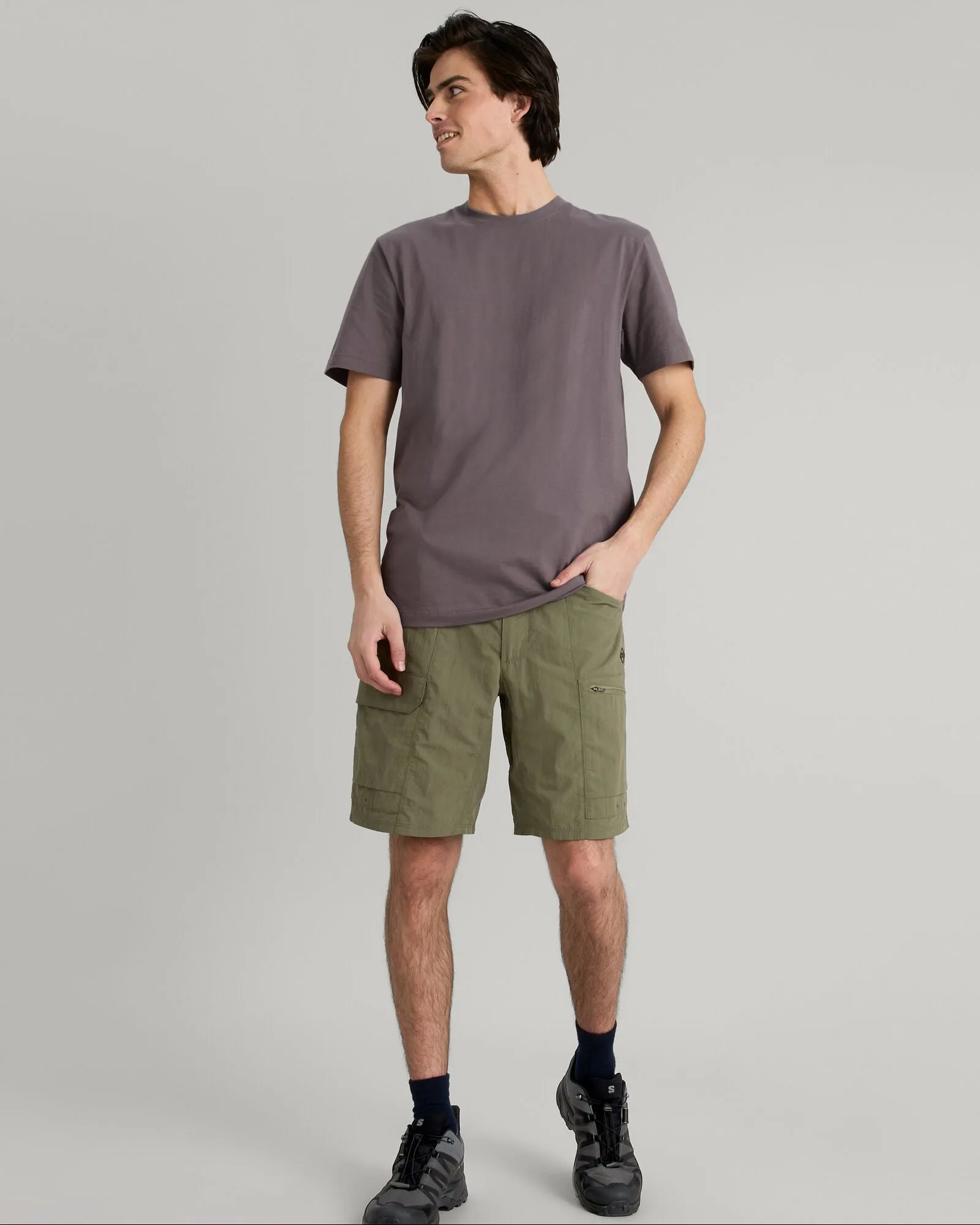 KMD Solid Men's Short Sleeve T-shirt - Light Quartz
