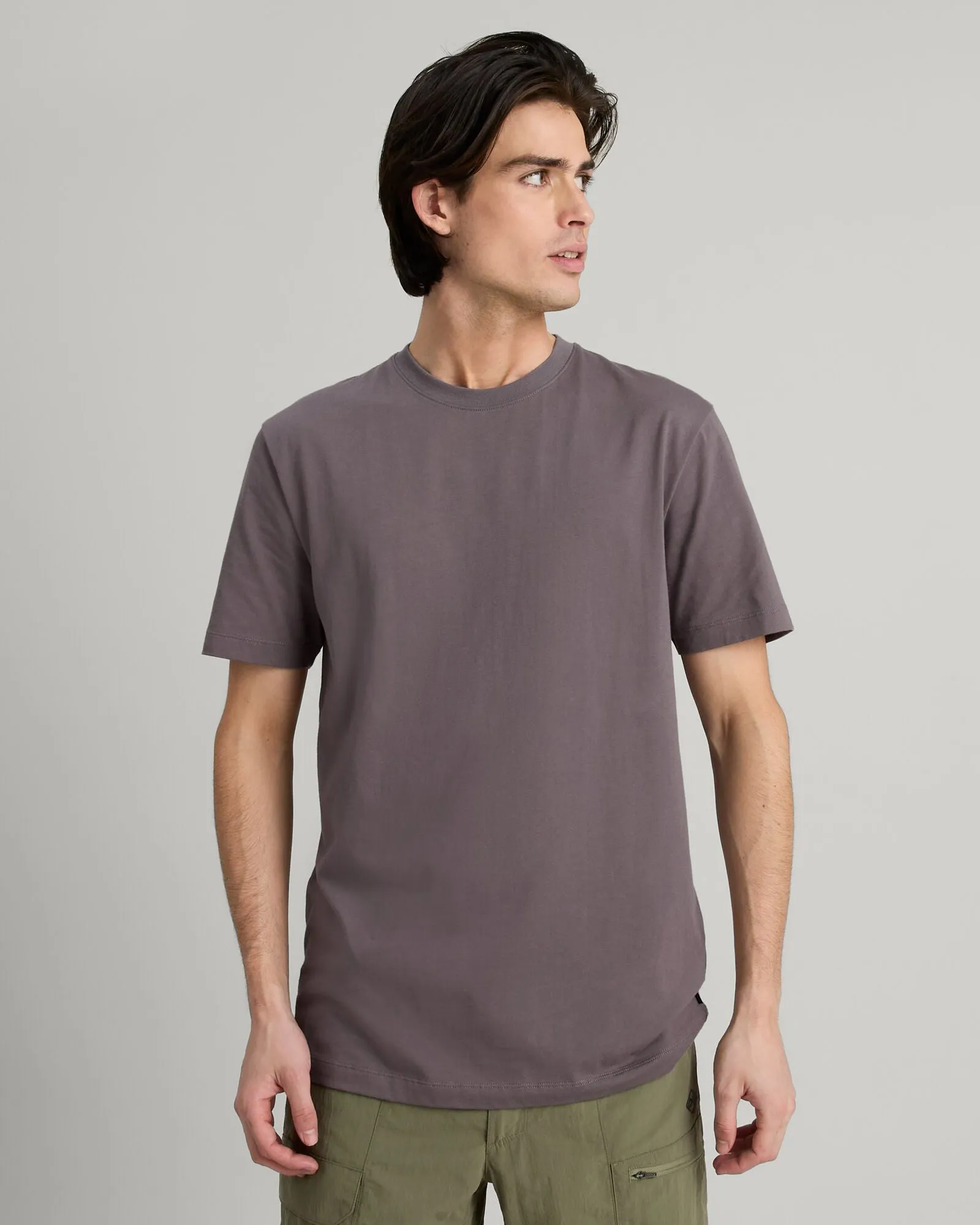 KMD Solid Men's Short Sleeve T-shirt - Light Quartz