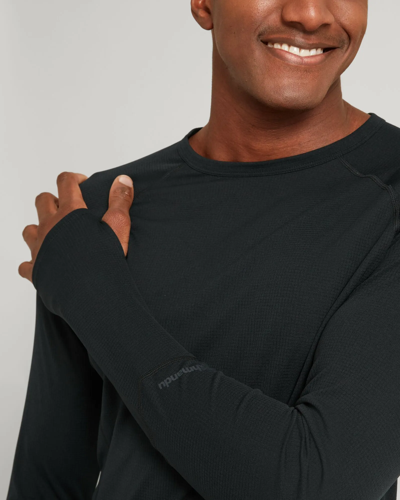 KMDAction Men's Long Sleeve Top - Black