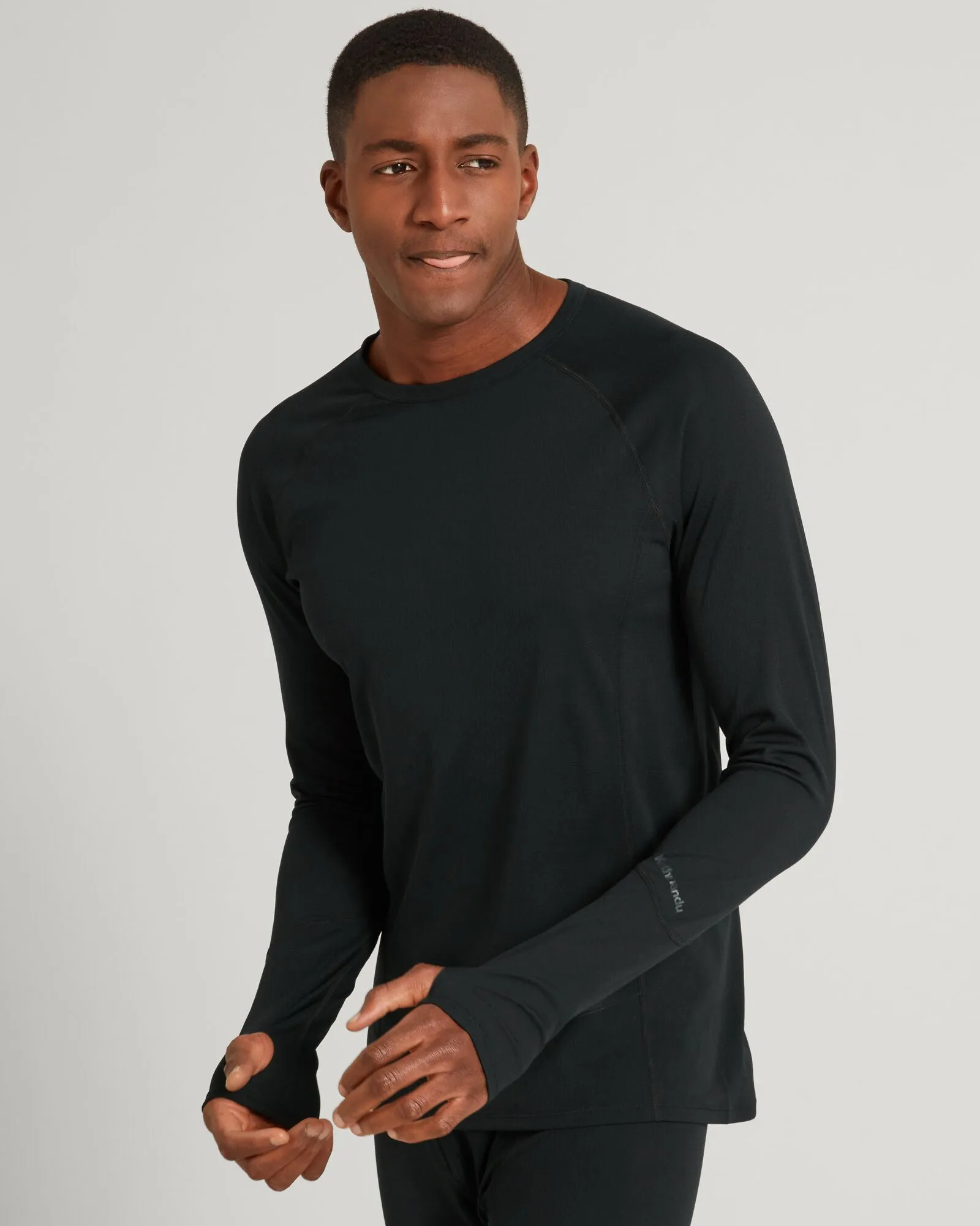 KMDAction Men's Long Sleeve Top - Black