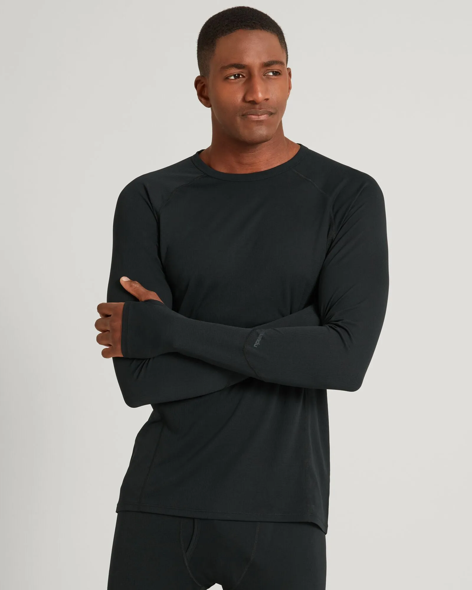 KMDAction Men's Long Sleeve Top - Black