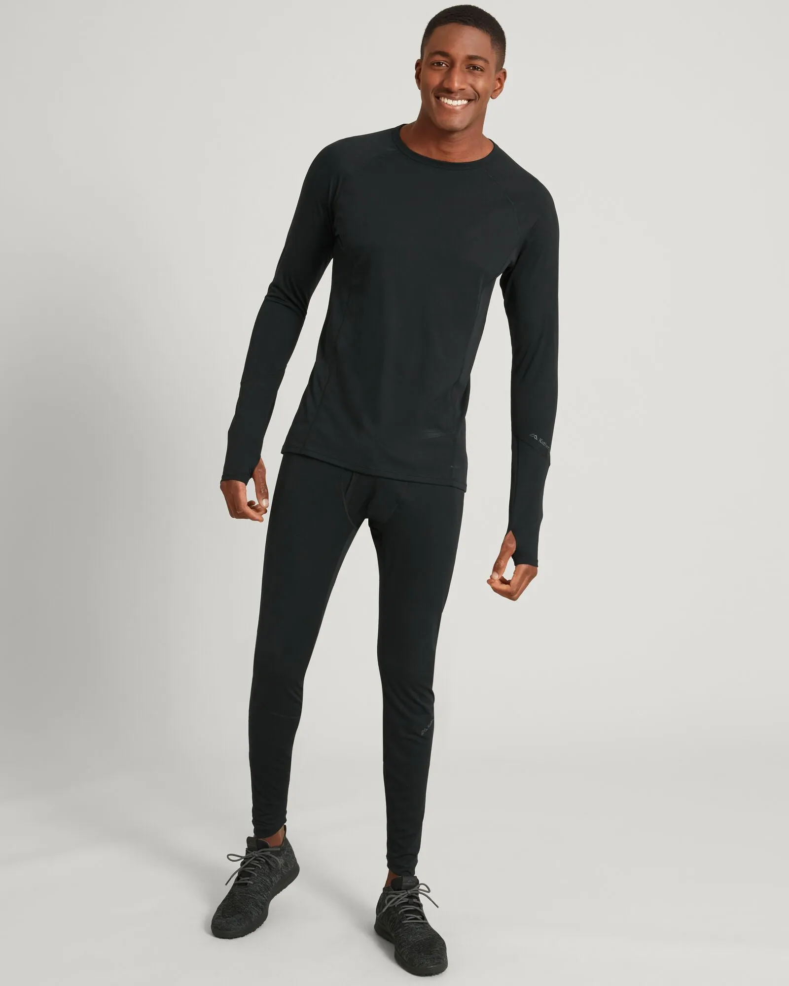 KMDAction Men's Long Sleeve Top - Black