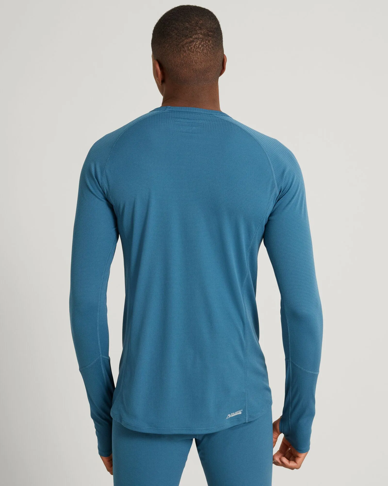 KMDAction Men's Long Sleeve Top - Steel Blue