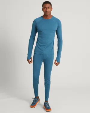 KMDAction Men's Long Sleeve Top - Steel Blue