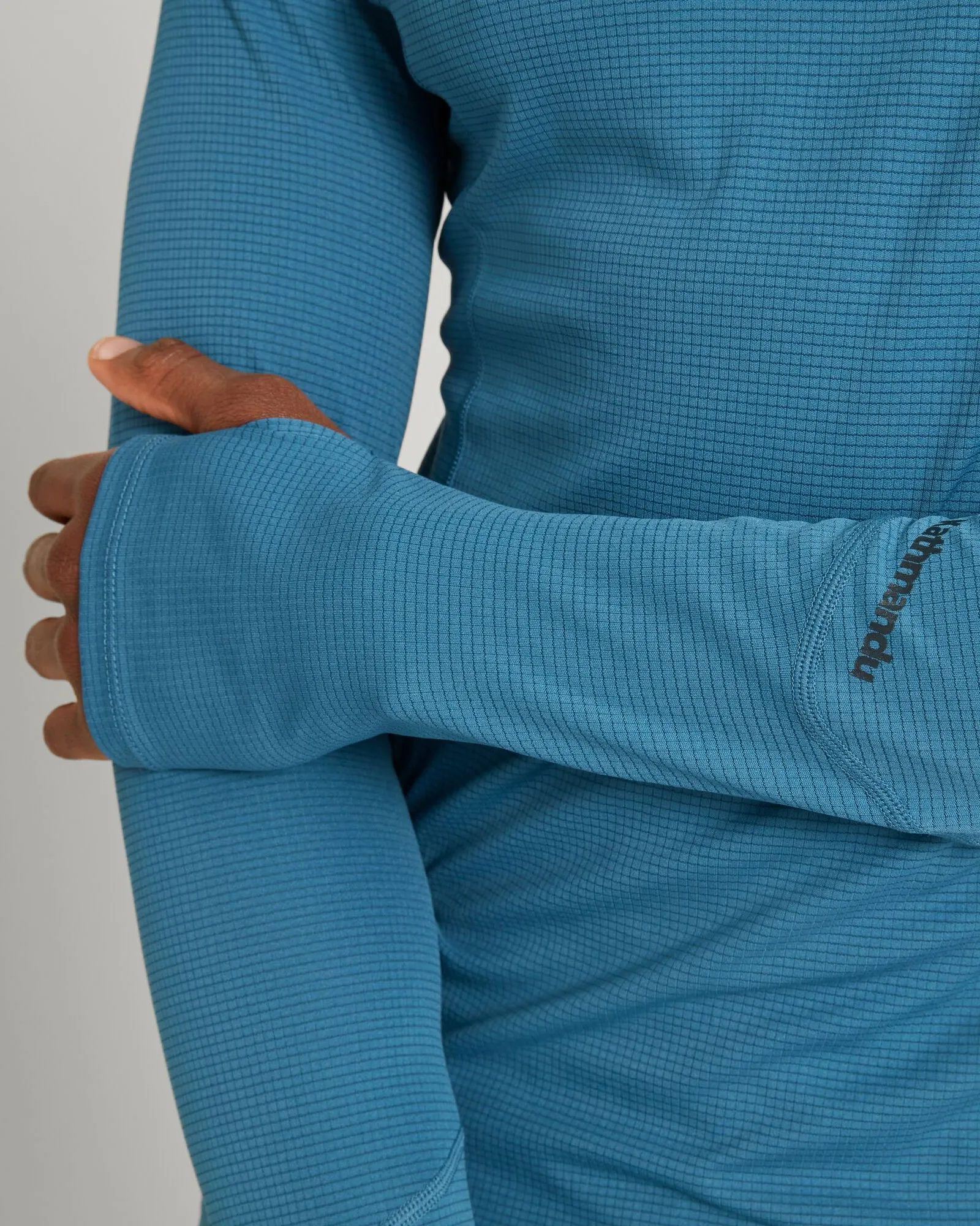 KMDAction Men's Long Sleeve Top - Steel Blue
