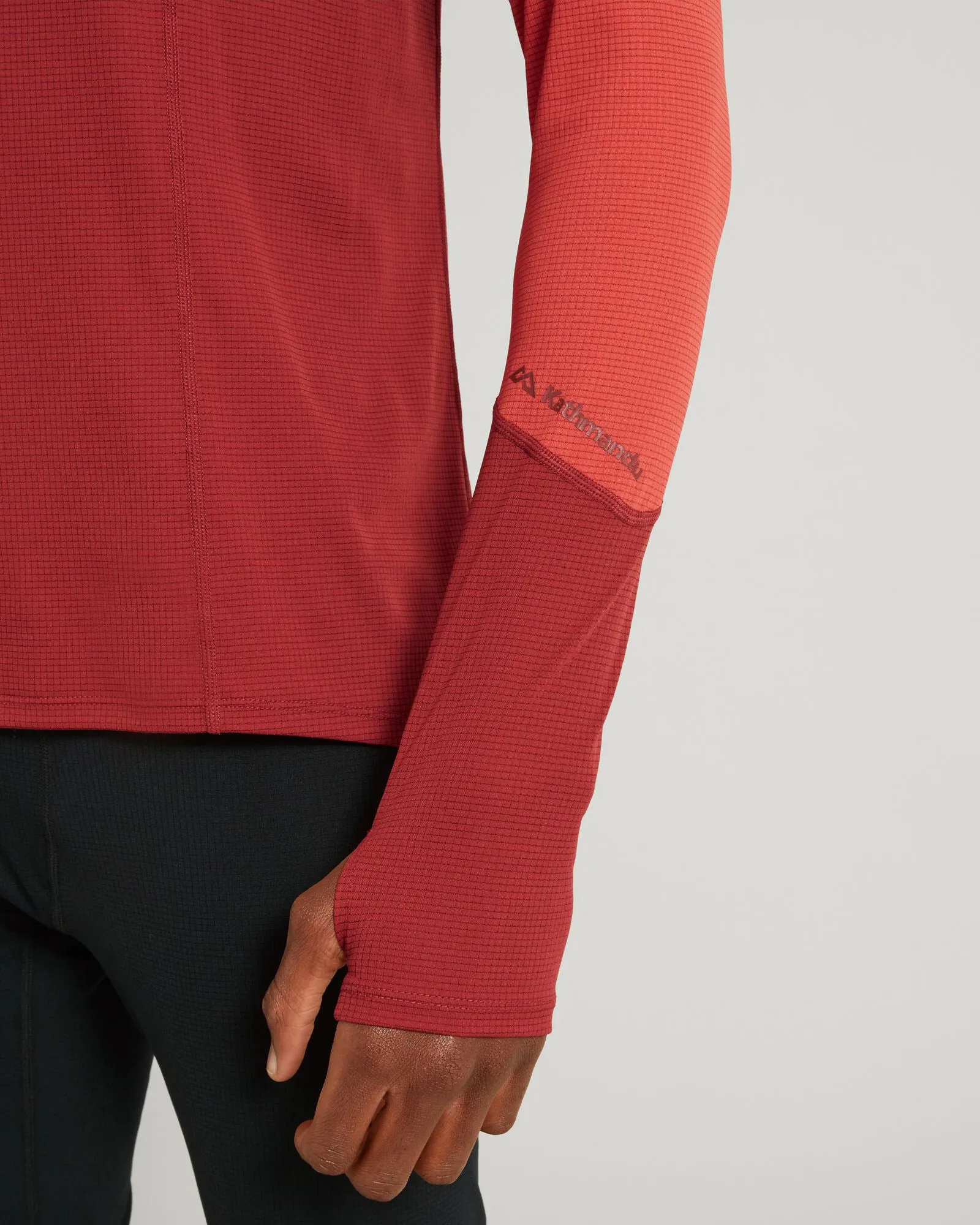KMDAction Men's Long Sleeve Top - Warm Spice/Umber