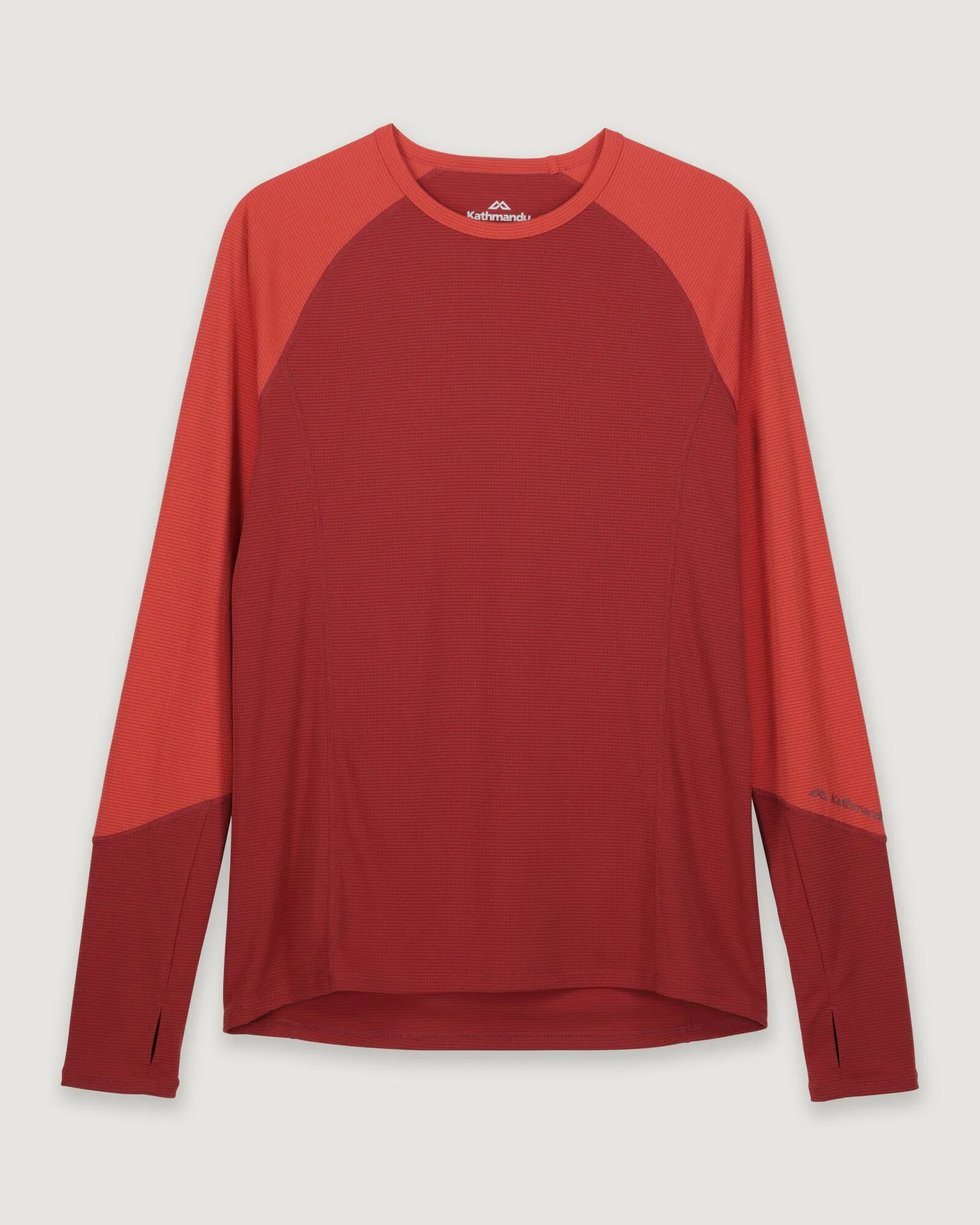 KMDAction Men's Long Sleeve Top - Warm Spice/Umber