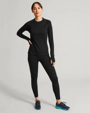 KMDAction Women's Long Sleeve Top - Black