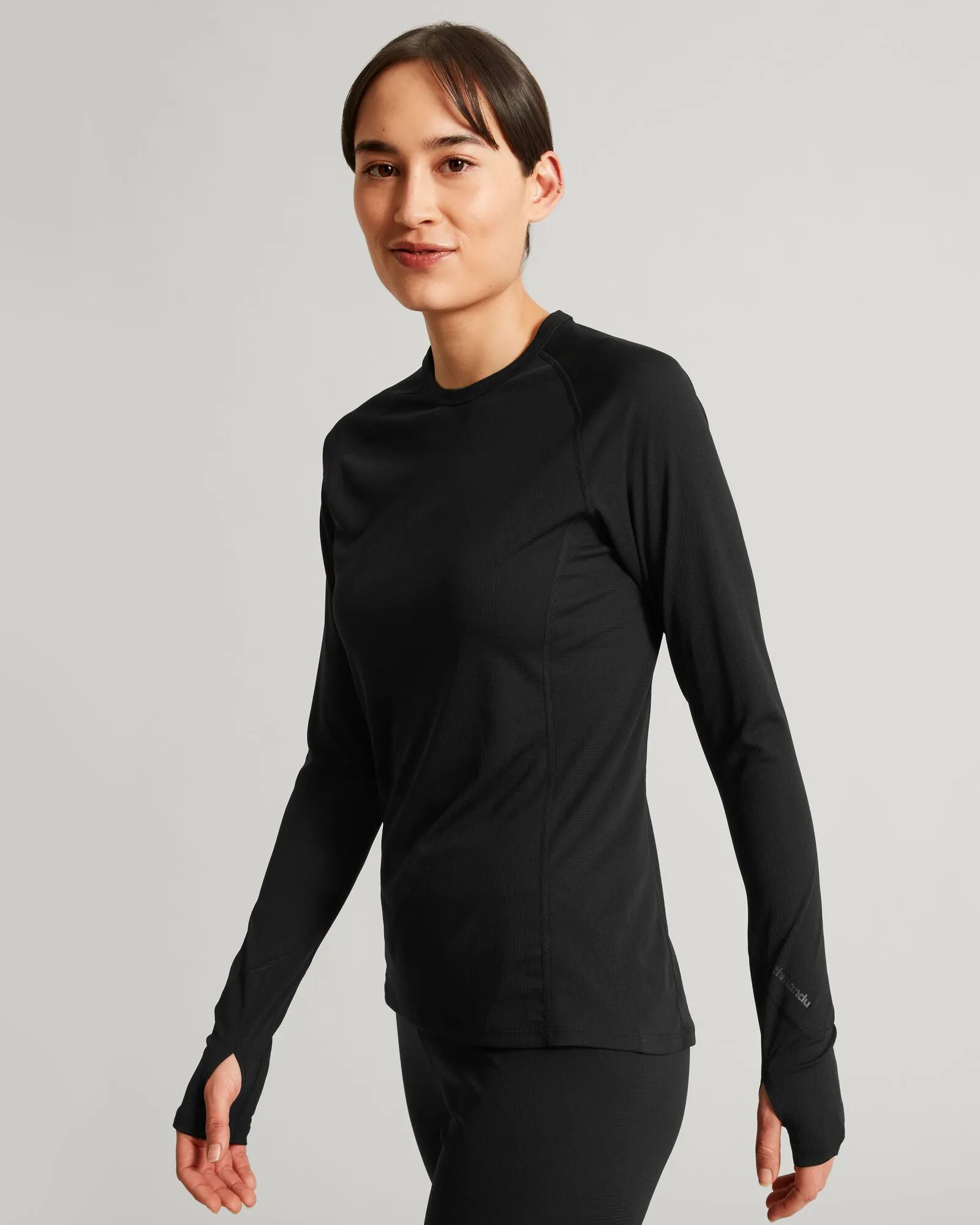 KMDAction Women's Long Sleeve Top - Black