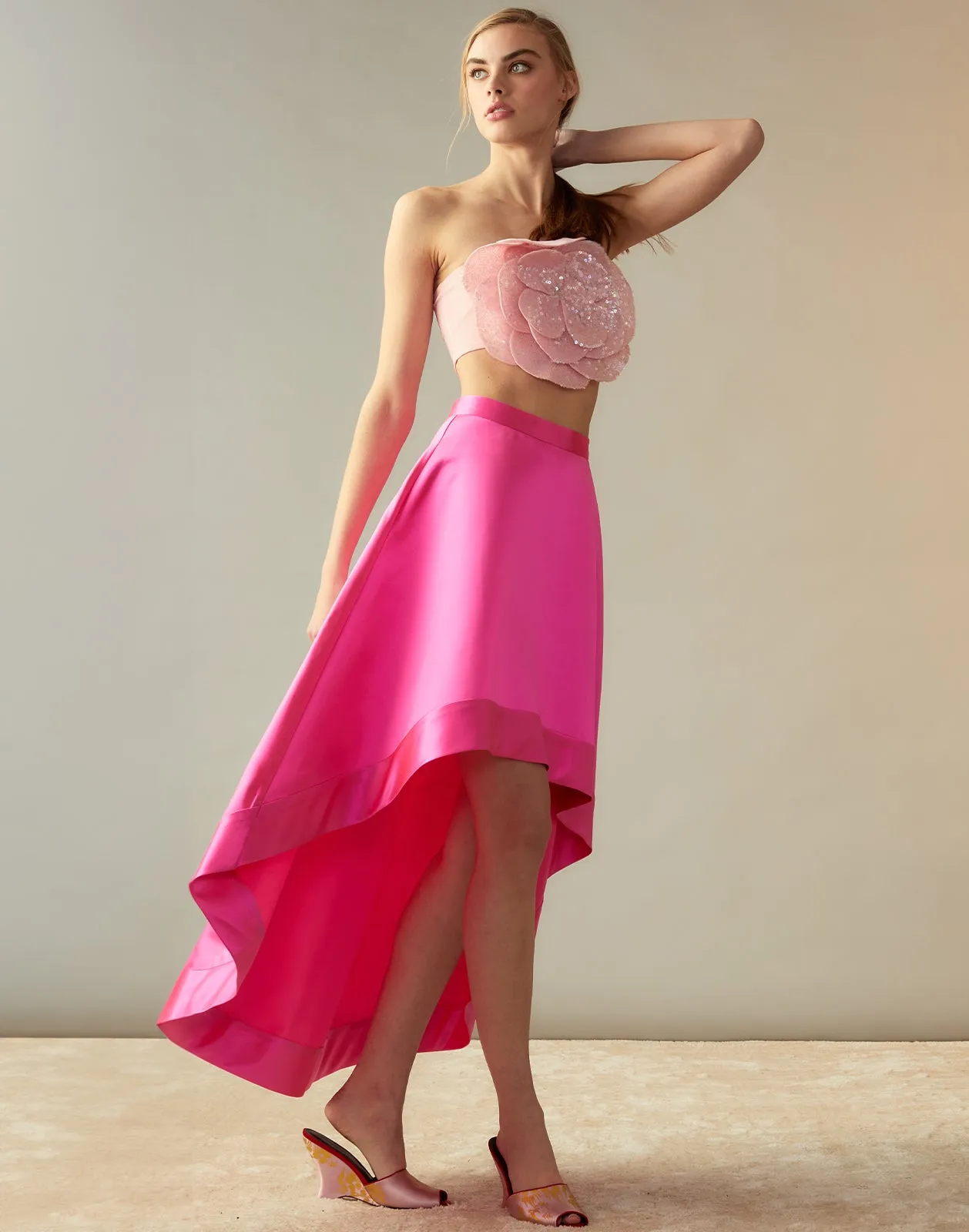 Livia Satin Skirt