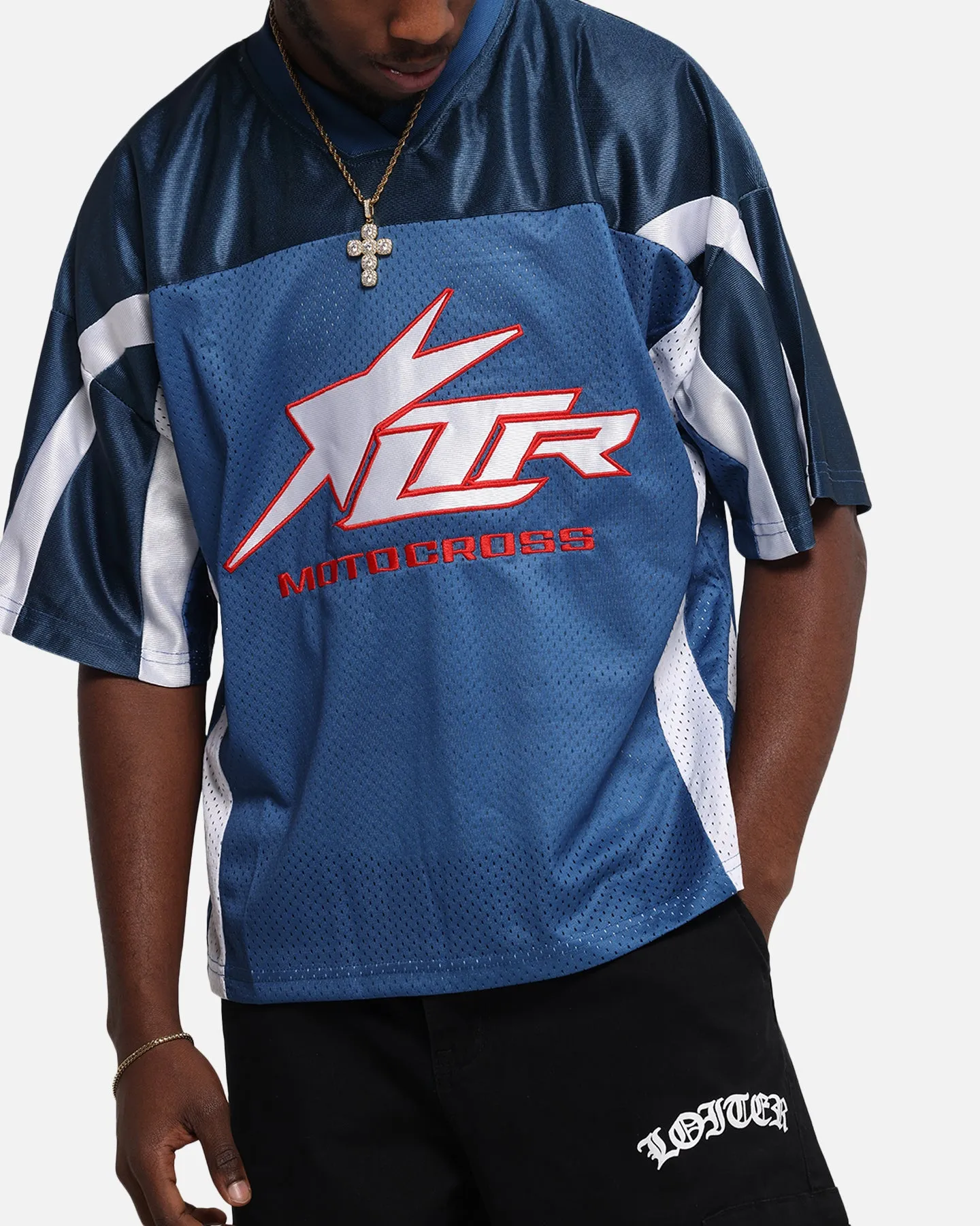Loiter End Zone Jersey Navy