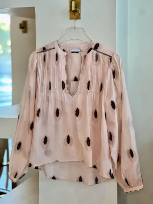 Ma0450 Ecru Boho Blouse