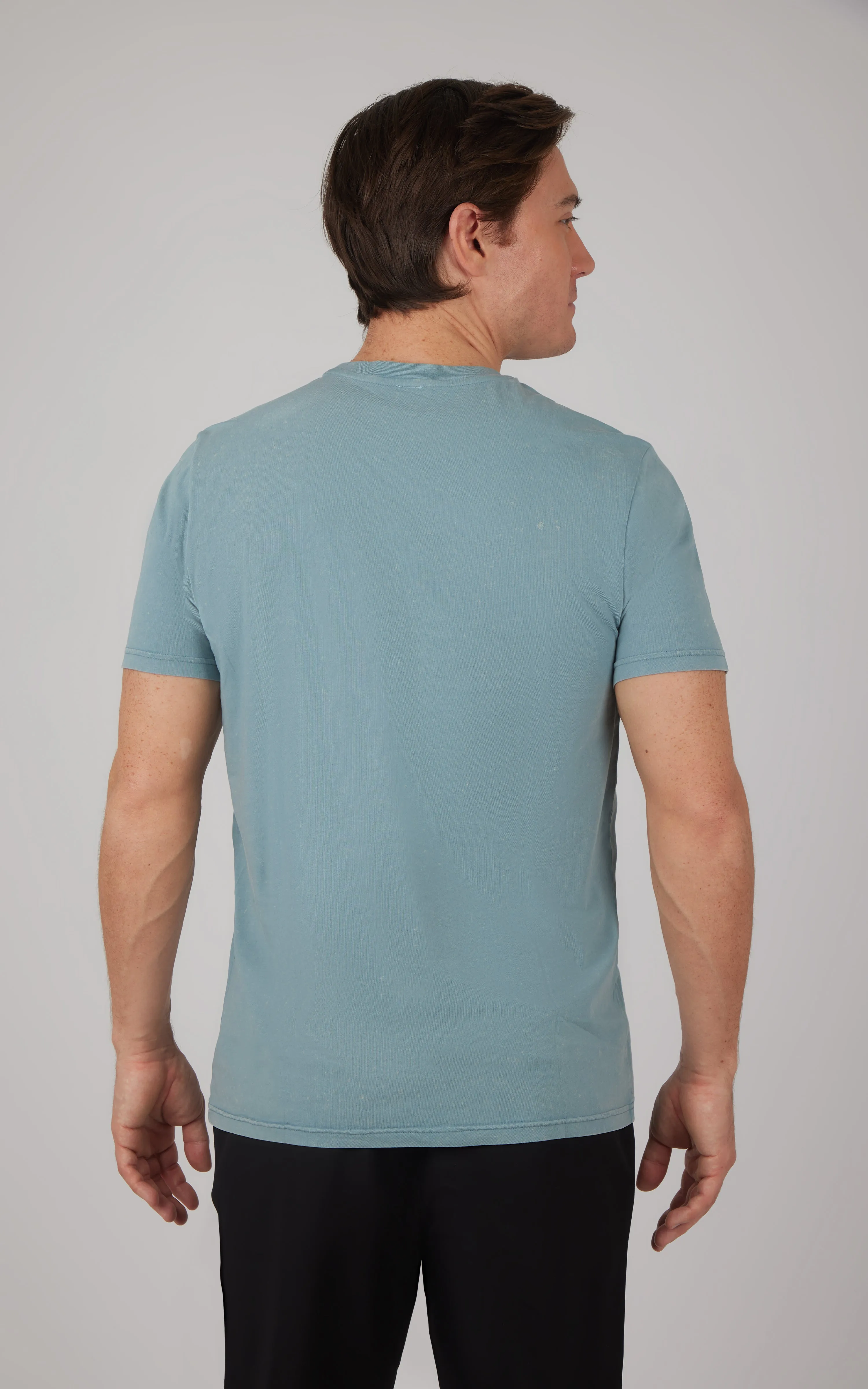 Men's Acid Wash Short Sleeve Tee
