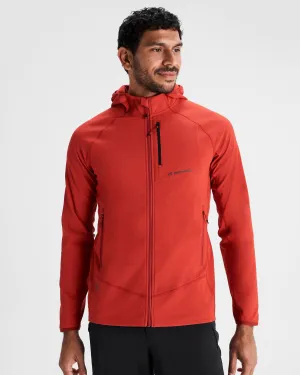 Men's Aysen Hooded Fleece Jacket - Spicy Chilli Pepper