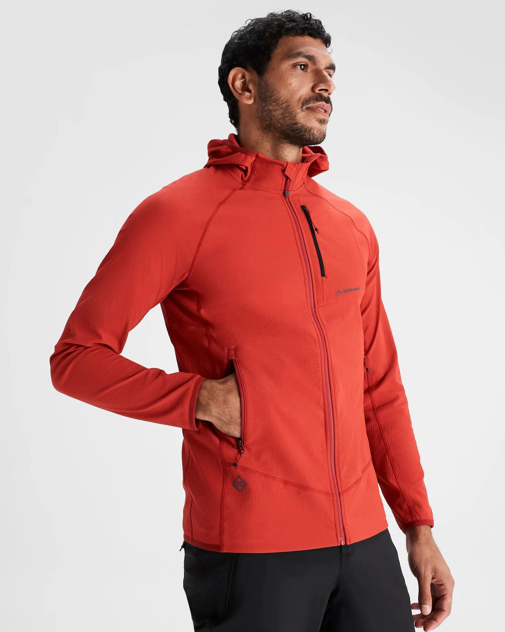 Men's Aysen Hooded Fleece Jacket - Spicy Chilli Pepper