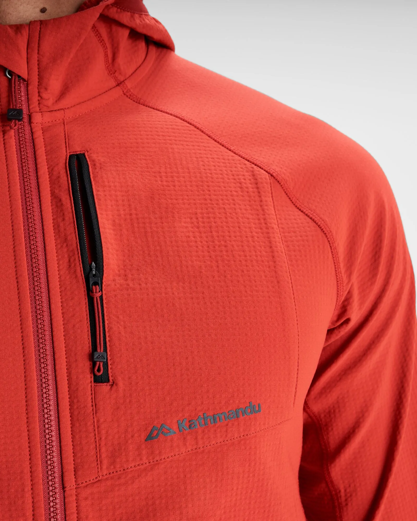 Men's Aysen Hooded Fleece Jacket - Spicy Chilli Pepper